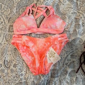 NWT tye dye bikini